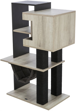 Trixie Citystyle Krabpaal Grijs / Zwart